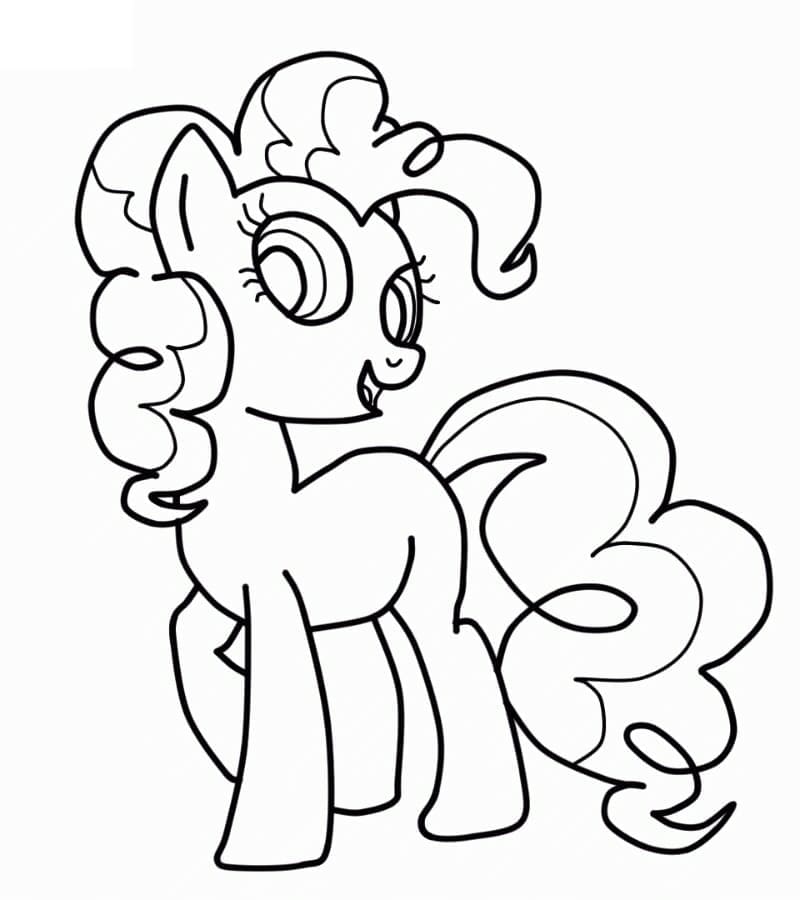 Desenho de Pinkie Pie Imagens para Colorir e Pintar