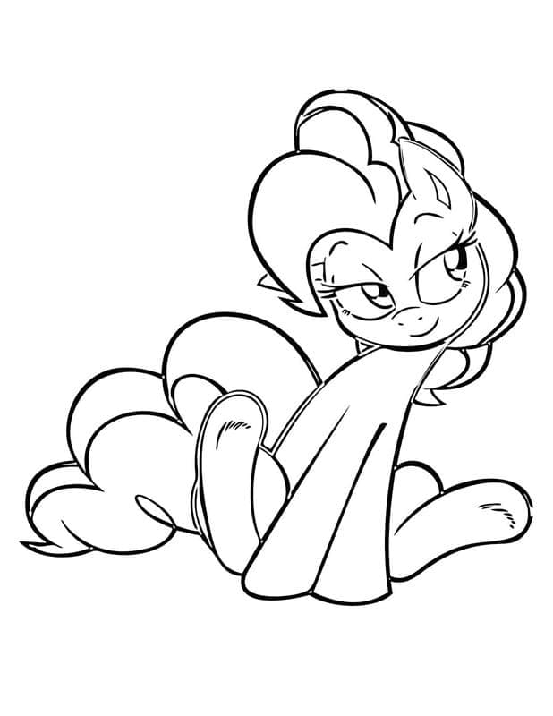 Desenho de Pinkie Pie para Colorir e Pintar