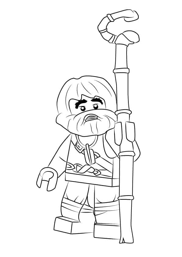 Desenho de Bolobo de Lego Ninjago para Colorir e Pintar