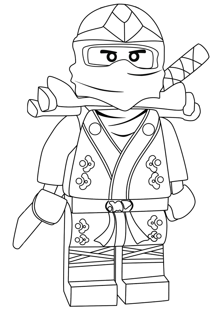 Baixar Desenho de Ninjago Lloyd Zx para Colorir e Pintar