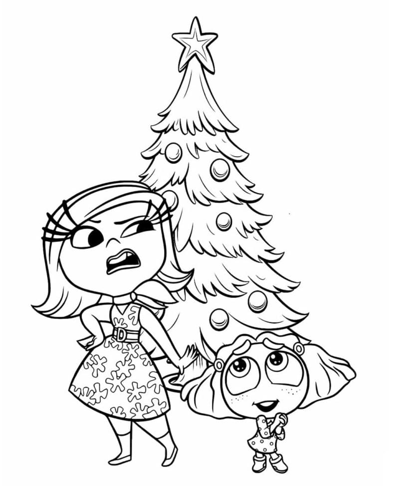 Desenho de Nojinho e Invejá para Colorir e Pintar