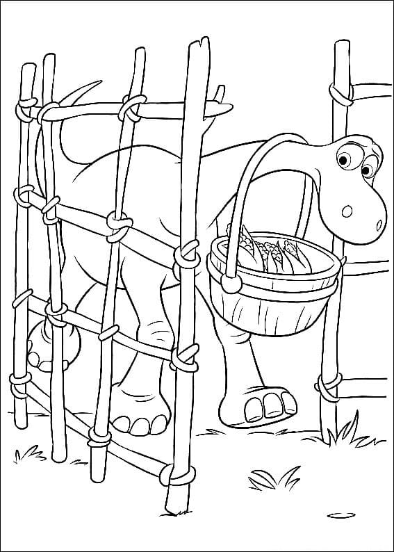 Desenho Arlo para Colorir e Pintar