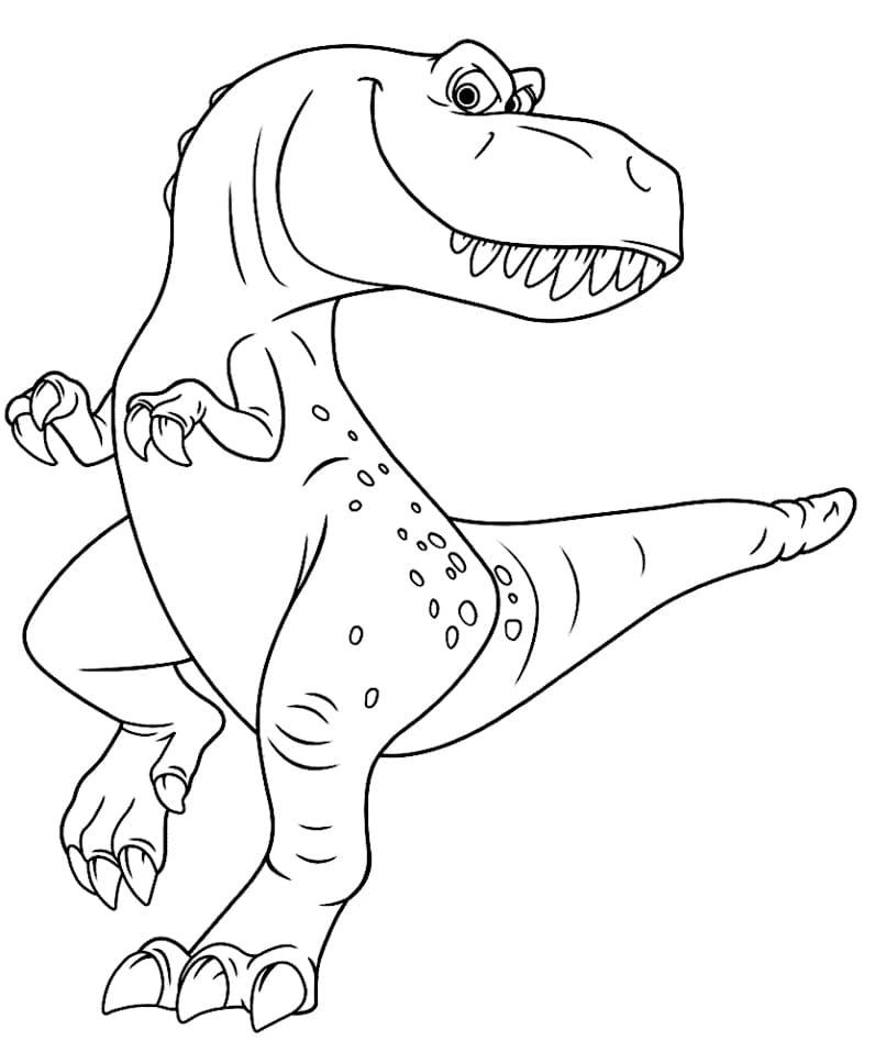 Desenho Ramsey de o Bom Dinossauro para Colorir e Pintar
