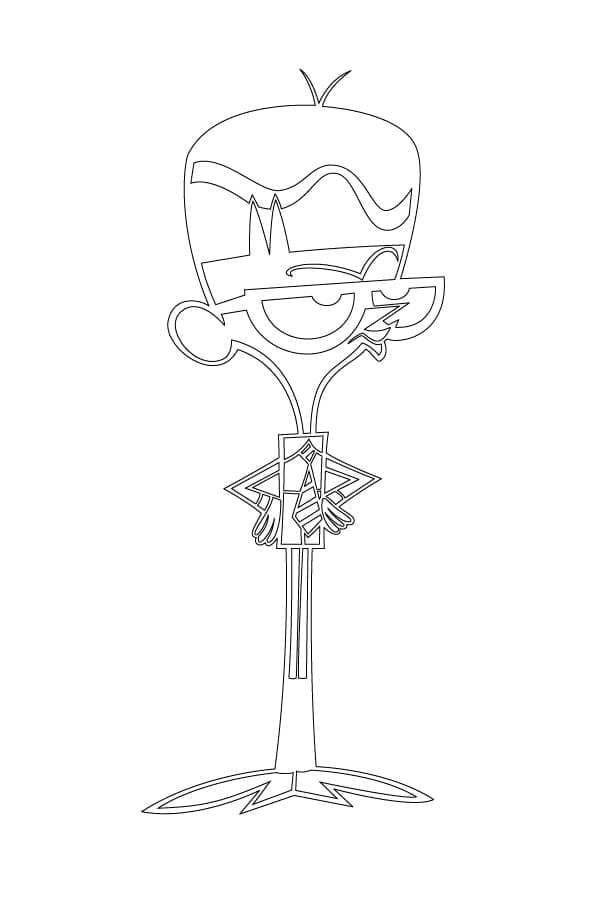 Desenho de o Laboratório de Dexter Desenhos Crianças e Pintar