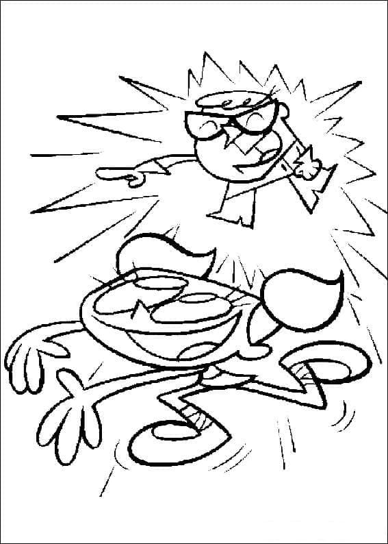 Desenho de o Laboratório de Dexter Download Pintar