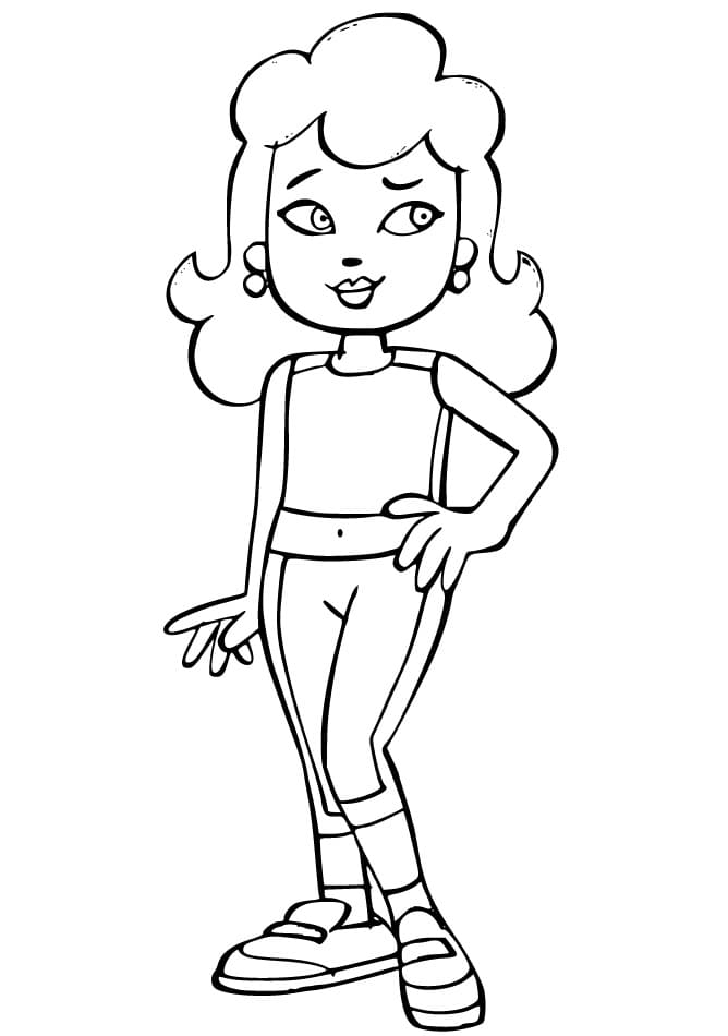 Desenho de Shirley de Menino Maluquinho para Colorir e Pintar