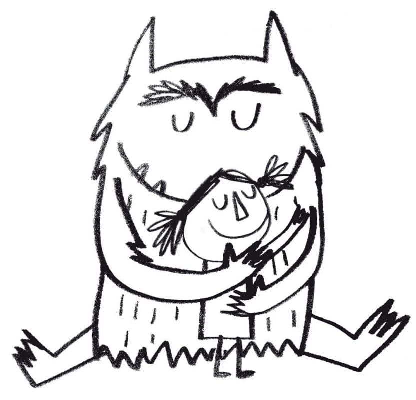 Desenho de o Monstro das Cores para Colorir Grátis e Pintar