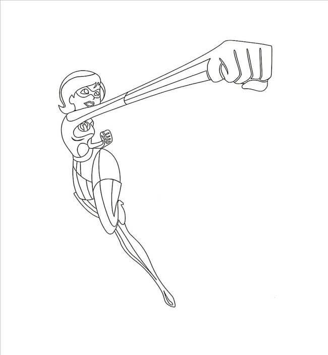 Desenho de os Incríveis Pdf para Imprimir Grátis e Pintar