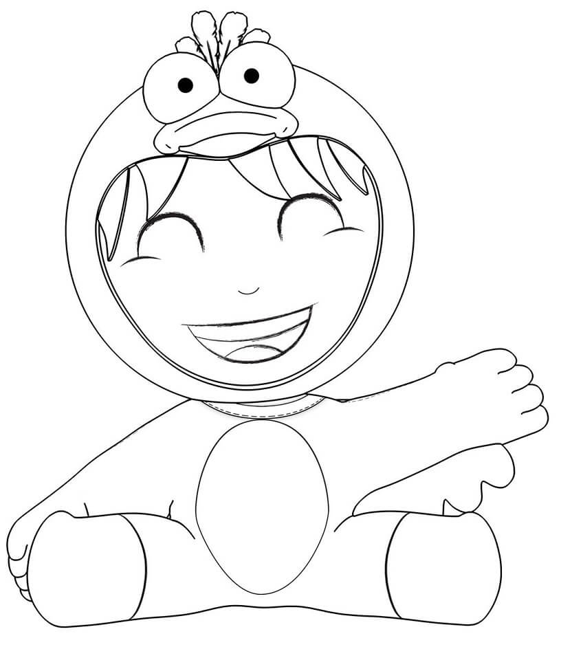 Desenho Imprimivel dos Pequerruchos para Colorir e Pintar