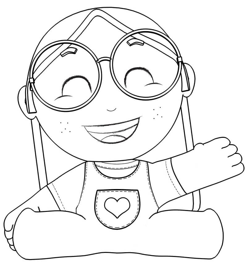 Desenho os Pequerruchos Dudinha para Colorir e Pintar