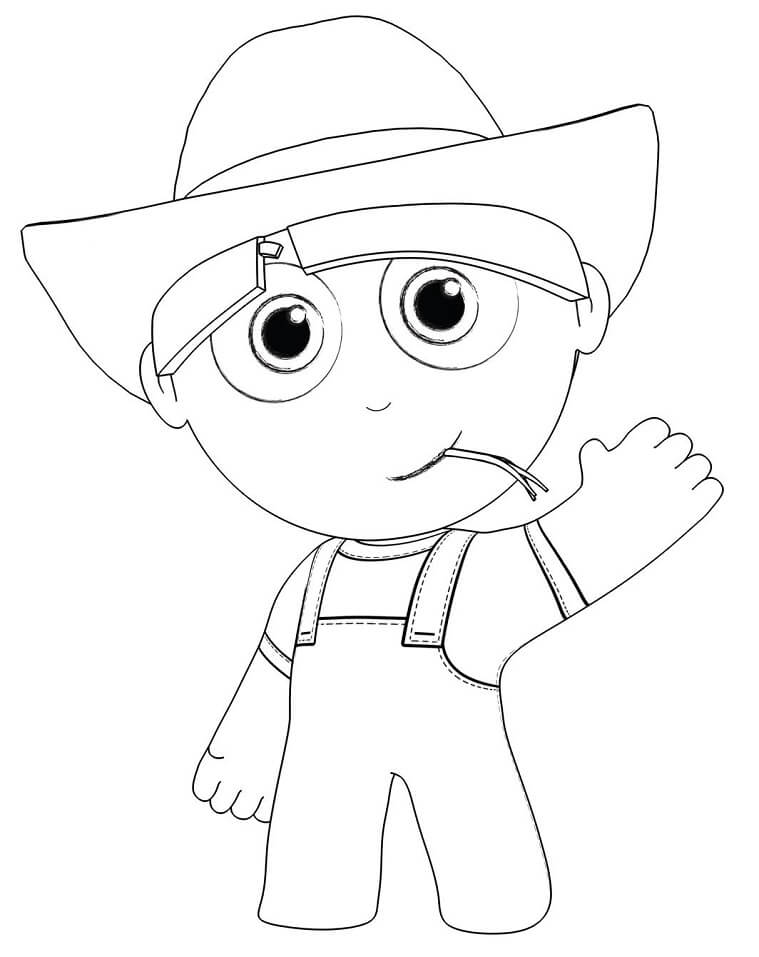 Desenho os Pequerruchos Pepinho para Colorir e Pintar
