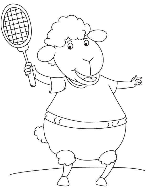 Desenho Ovelha Pdf para Imprimir e Pintar