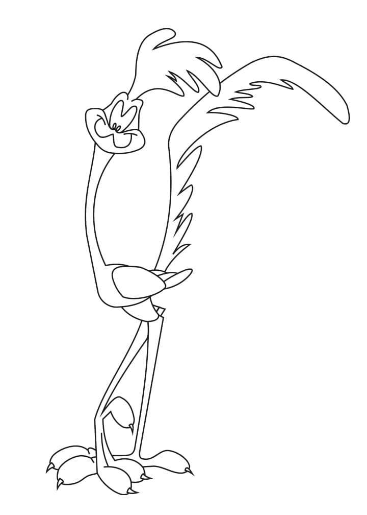 Desenho Papá Léguas para Colorir Lápis de Cor e Pintar