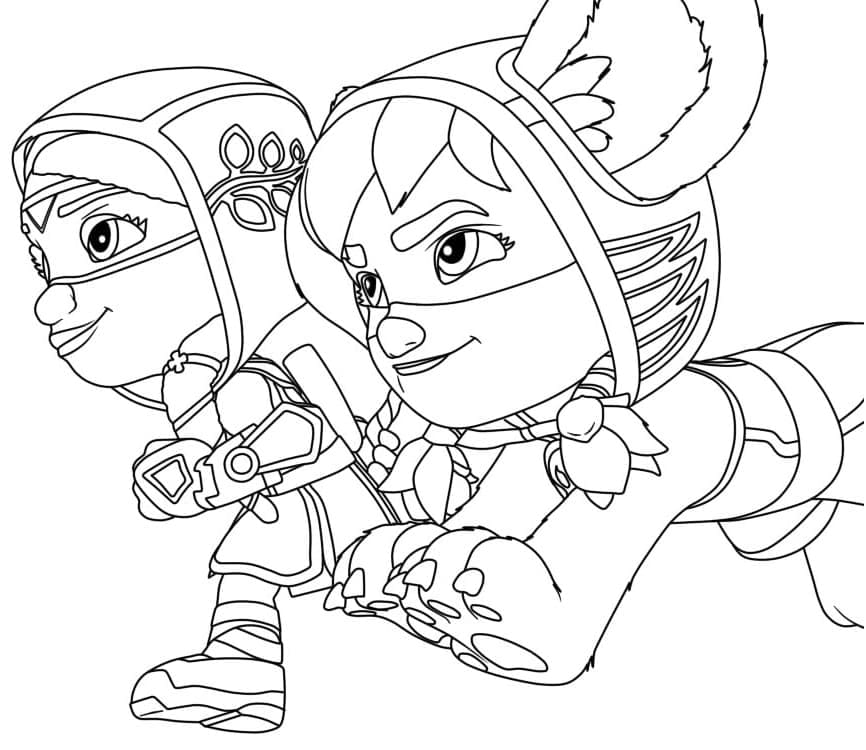 Desenho de Patrulheiros em Ação Grátis para Crianças para Colorir e Pintar