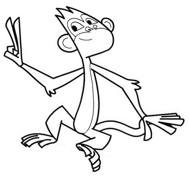 Desenho de Zico do Peixonauta para Colorir e Pintar