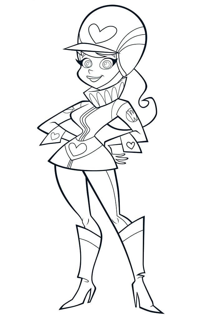 Desenho de Penélope Charmosa para Colorir Tinta Guache e Pintar