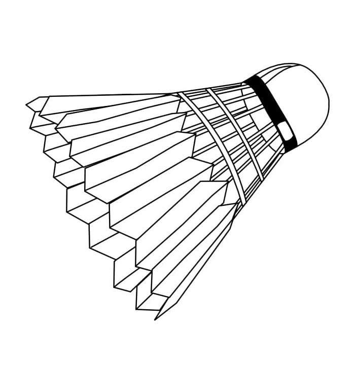 Desenho de Peteca Imprimivel Grátis para Colorir e Pintar