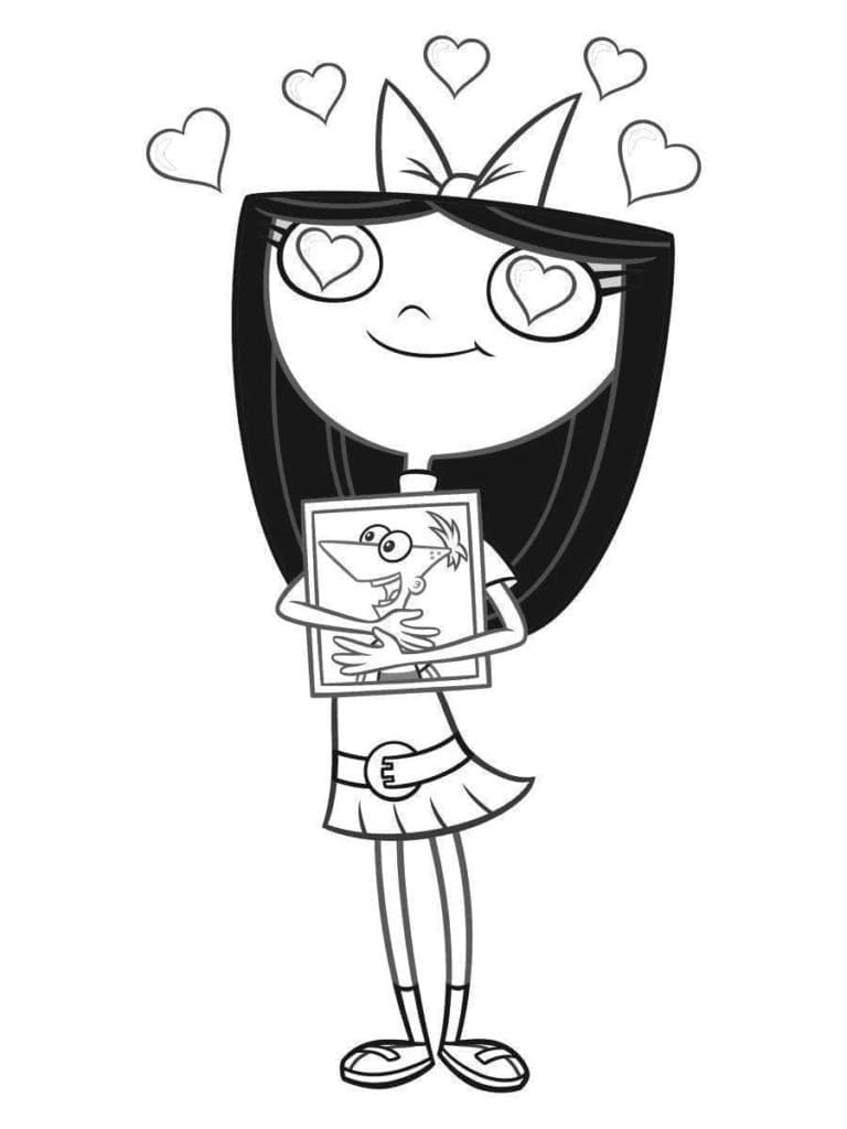 Desenho de Phineas e Ferb para Crianças para Colorir e Pintar