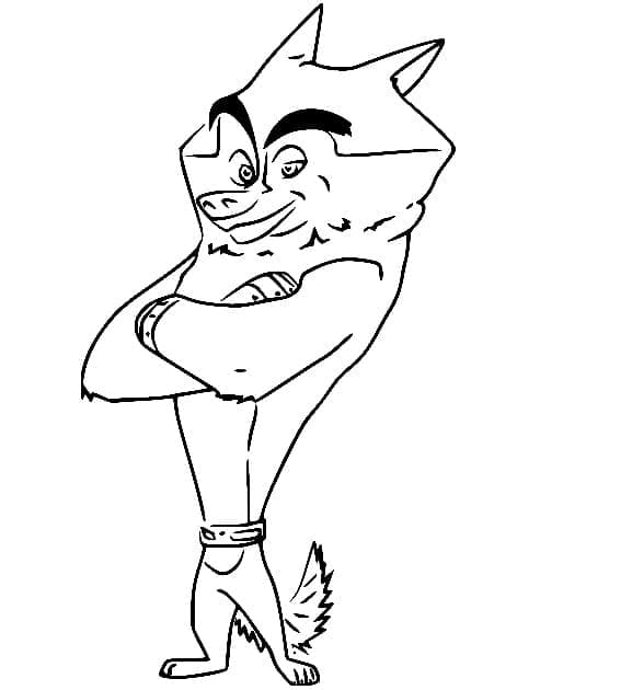 Desenho de Secreto de Pinguins de Madagascar para Colorir e Pintar