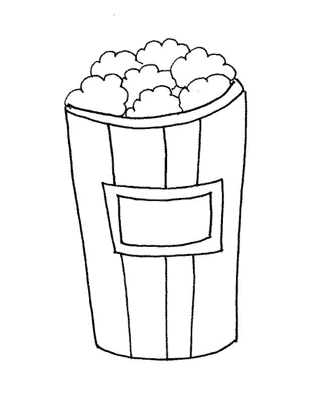 Desenho de Pipocá para Colorir Imprimivel Crianças e Pintar