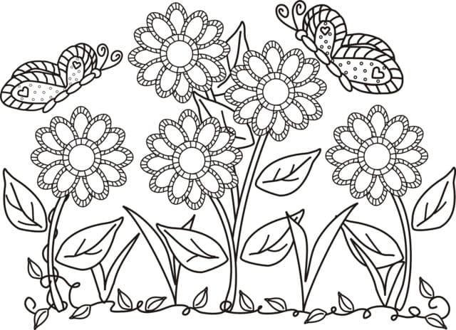 Desenho de Plantá Download para Colorir Pdf e Pintar