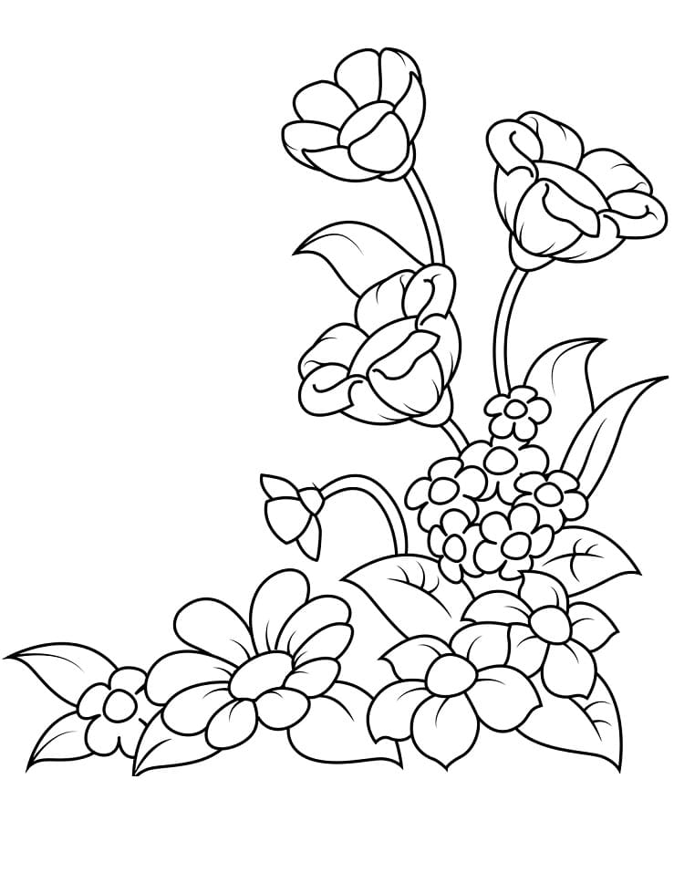 Desenho de Plantá para Pintar e Colorir Pdf