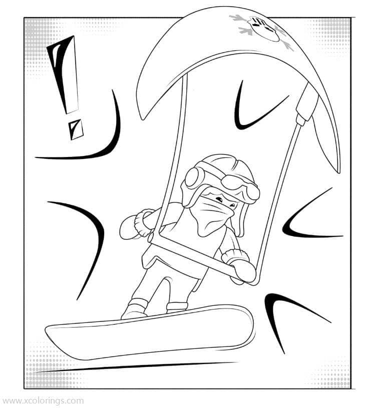 Desenho de Playmobil Download para Colorir e Pintar