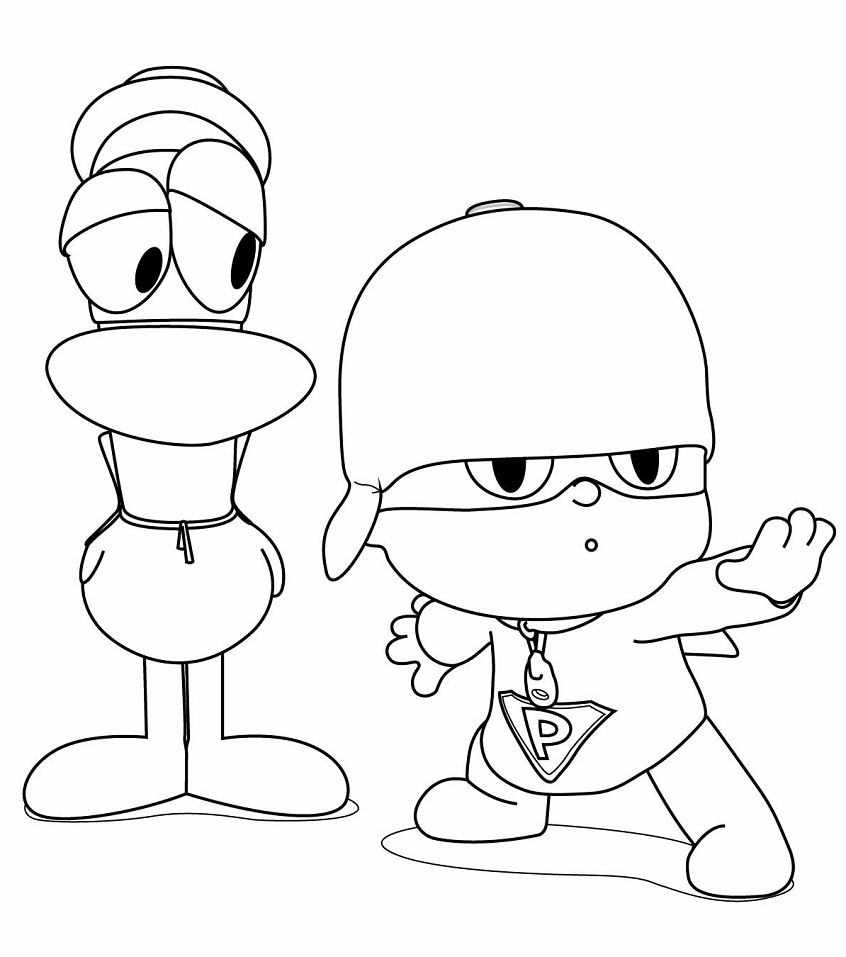 Desenho de Pocoyo para Colorir Download e Pintar