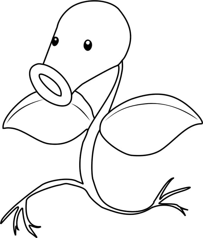 Desenho de Bellsprout Pokemon para Colorir e Pintar