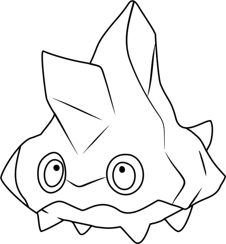 Desenho de Bergmite Pokemon para Colorir e Pintar
