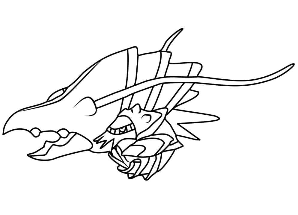 Desenho de Clawitzer Pokemon para Colorir e Pintar