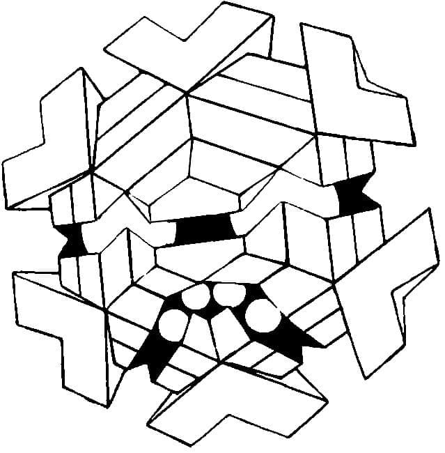Desenho de Cryogonal Pokemon para Colorir e Pintar