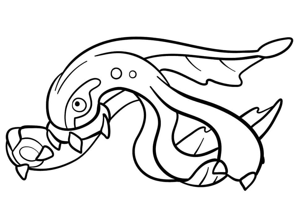 Desenho de Eelektross Pokemon para Colorir e Pintar