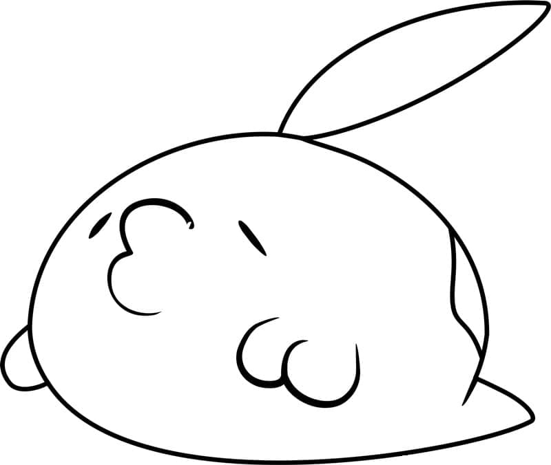 Desenho de Gulpin Pokemon para Colorir e Pintar