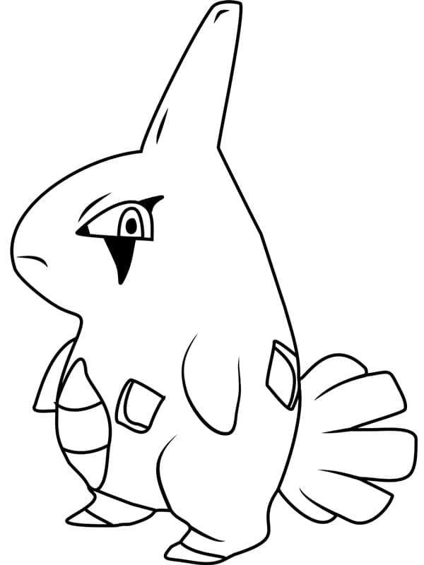 Desenho de Larvitar Pokemon para Colorir e Pintar