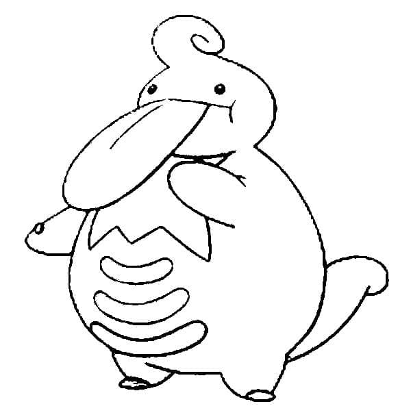 Desenho de Lickilicky Pokemon para Colorir e Pintar