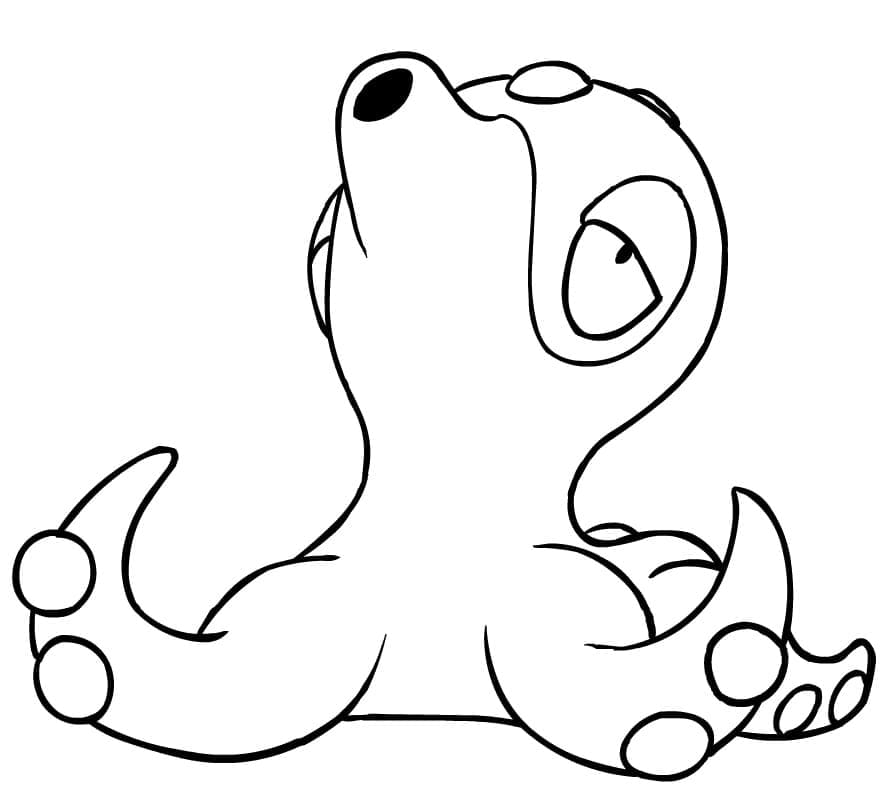 Desenho de Octillery Pokemon para Colorir e Pintar