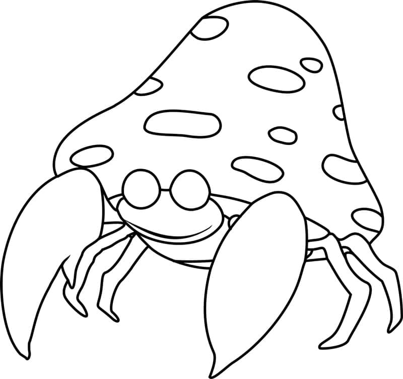 Desenho de Parasect Pokemon para Colorir e Pintar