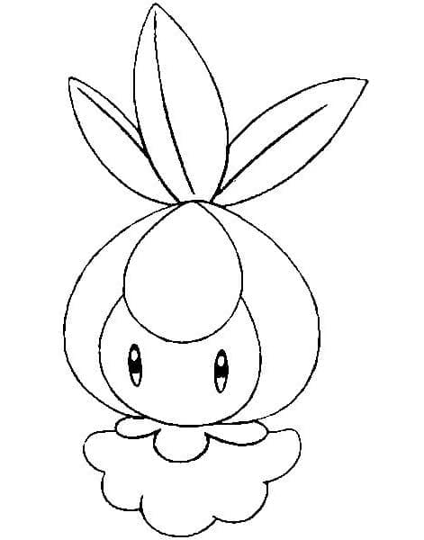 Desenho de Petilil Pokemon para Colorir e Pintar