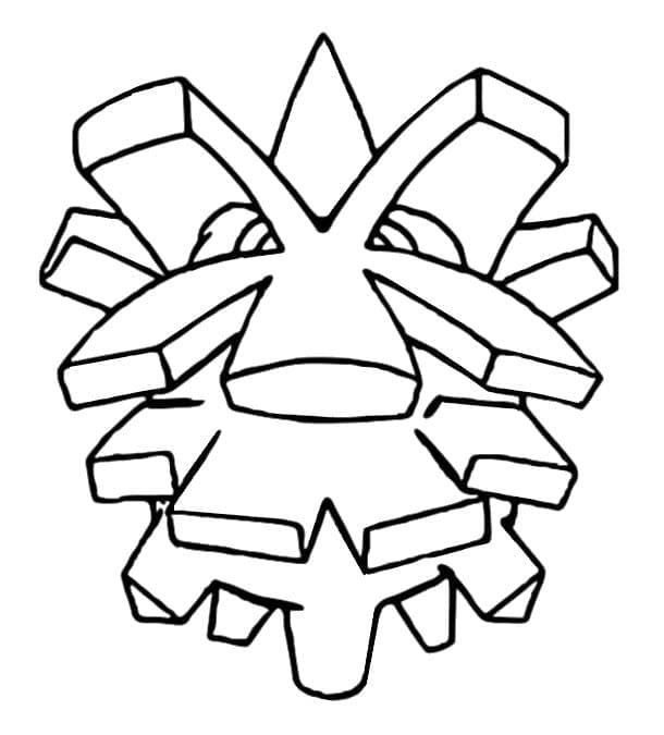 Desenho de Pineco Pokemon para Colorir e Pintar