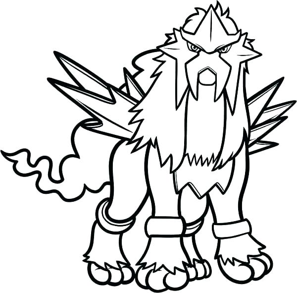 Desenho de Pokemon Fácil Download para Colorir e Pintar