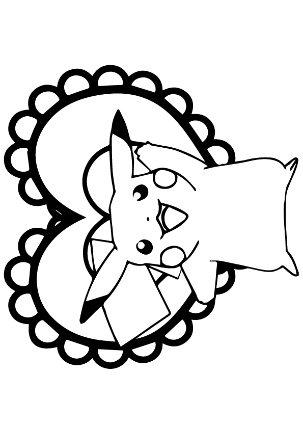 Desenho de Pokemon Grátis e Download para Colorir e Pintar