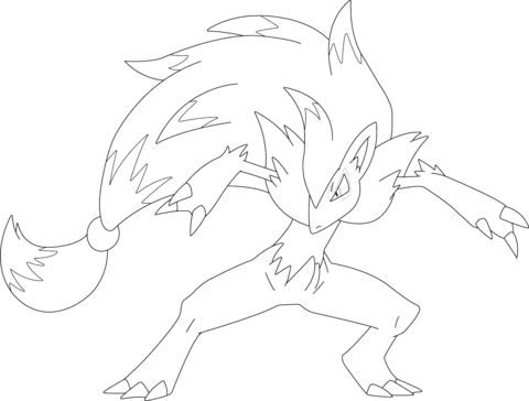 Desenho de Pokemon Imprimivel Online para Colorir e Pintar