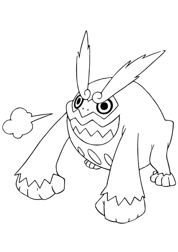 Desenho de Pokemon Imprimivel Pdf para Colorir e Pintar