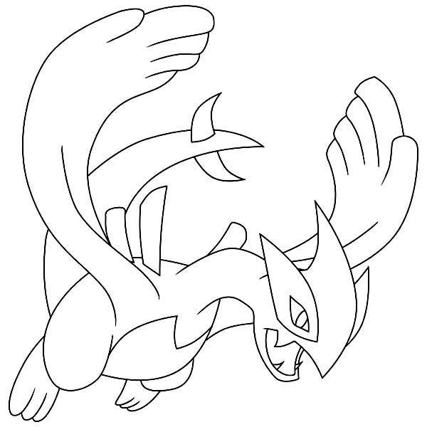 Desenho de Pokemon Online Pdf para Colorir e Pintar