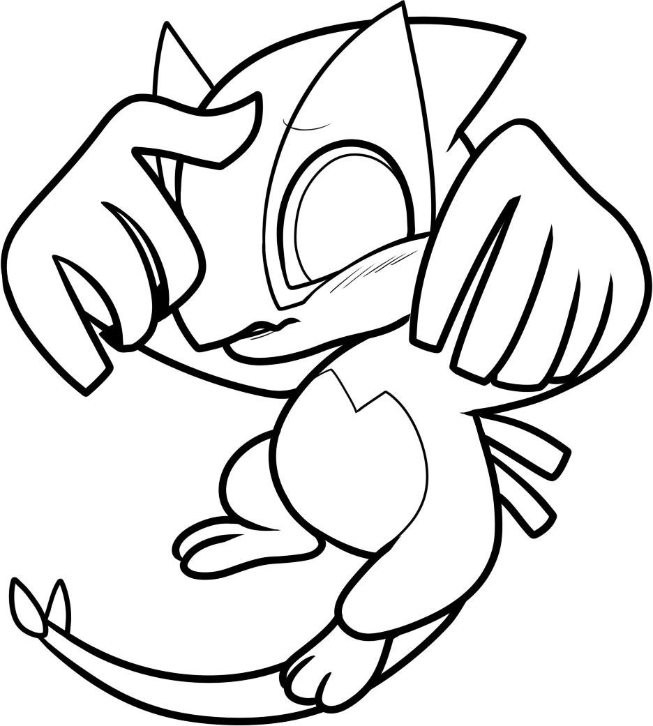 Desenho de Pokemon para Colorir e Pintar Pdf