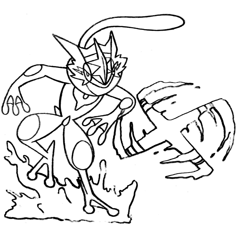 Desenho de Pokemon para Pintar Online Imprimivel