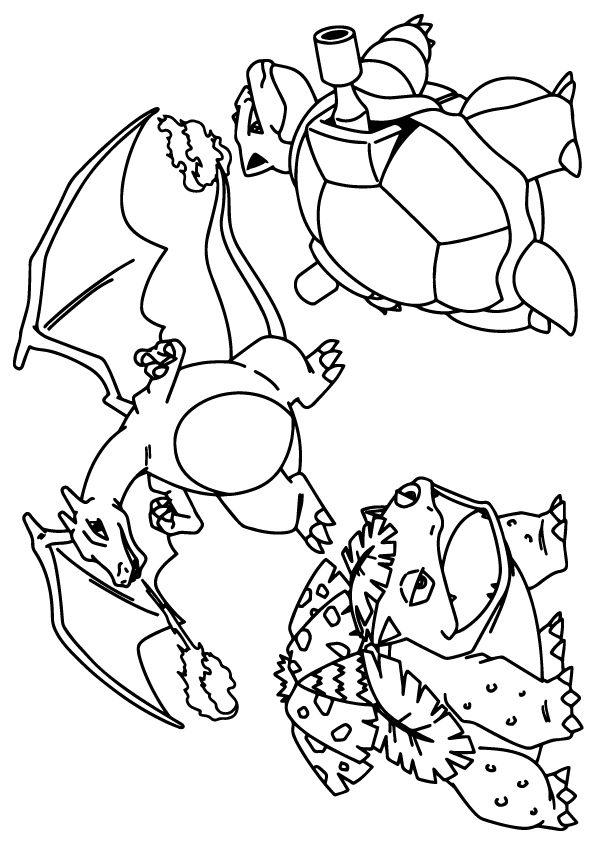 Desenho de Pokemon Pdf e Grátis para Colorir e Pintar