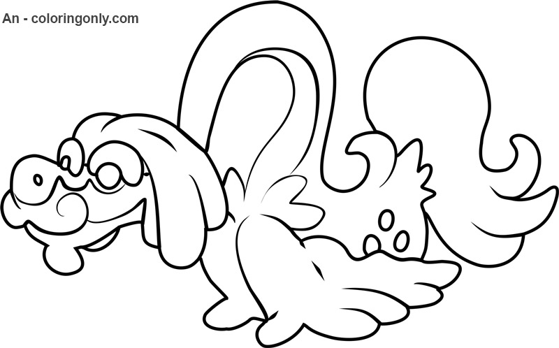 Desenho de Pokemon Pdf Imprimivel para Colorir e Pintar