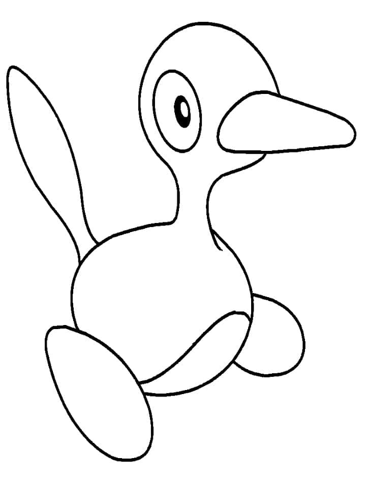 Desenho de Porygon2 Pokemon para Colorir e Pintar